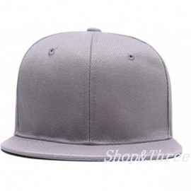 Baseball Caps Custom Embroidered Baseball Cap Personalized Snapback Mesh Hat Trucker Dad Hat - Hiphop Grey - CT18HLDGH0S $20.42