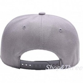 Baseball Caps Custom Embroidered Baseball Cap Personalized Snapback Mesh Hat Trucker Dad Hat - Hiphop Grey - CT18HLDGH0S $20.42