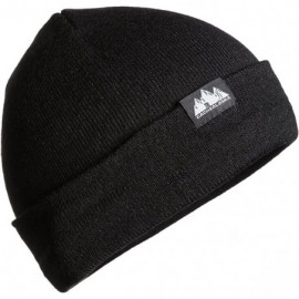 Skullies & Beanies Beanie Slouchy - Wear it Slouched or Cuffed for a Perfect Skull Cap Fit - Black - C317Z5DRQIM $12.31