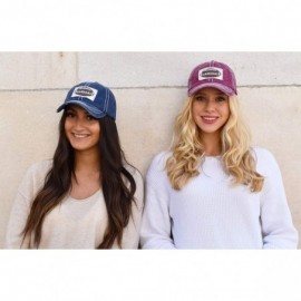 Baseball Caps Baseball Distressed Embroidered Adjustable - Gameday - Burgundy - CA18YKEE9K4 $15.03