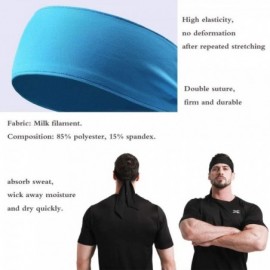 Balaclavas Sports Headband Sweatbands Wristbands - 1pcs-blue - CF18NIU0R9N $8.99