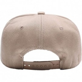 Baseball Caps Snapback Personalized Outdoors Picture Baseball - Khaki - CZ18I8XTYT2 $12.55