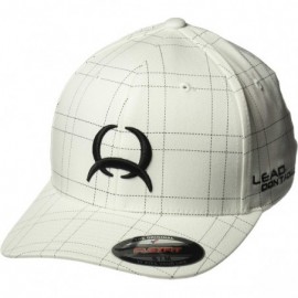 Baseball Caps Men's Flexfit Cap with Emboidery - White/Black - CJ12N0HJKN4 $19.15