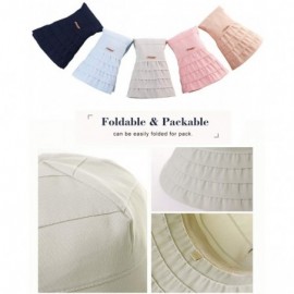 Sun Hats Womens UPF50+ Summer Sunhat Bucket Packable Wide Brim Hats w/Chin Cord - 00047_khaki Beige - C518U65U8XH $12.56