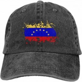 Baseball Caps 2 Pack Vintage Baseball Cap- Unisex National Flag of Venezuela Adjustable Baseball Hats Low-Profile Design - CB...