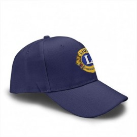 Baseball Caps Lions Clubs Unisex Peaked Caps Baseball Cap Classic Adjustable Casquette Flat Hats - Navy - CH18USN3HTL $14.46