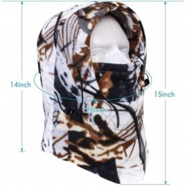 Balaclavas Camo Balaclava Ski Face Mask- Camoflauge Neck Warmer- Hunting Gear and Accessories for Men - A Camo Green - CV11QH...