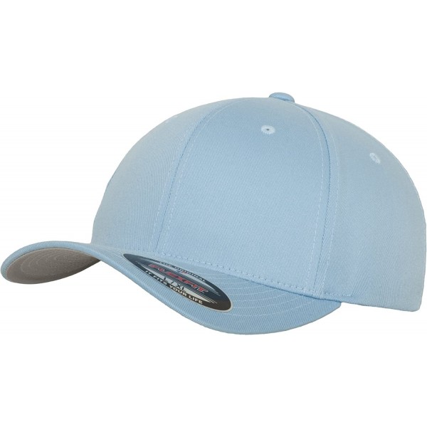 Baseball Caps Men's Wooly Combed - Carolina Blue - CY11JK8PB9F $18.73