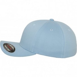 Baseball Caps Men's Wooly Combed - Carolina Blue - CY11JK8PB9F $18.73