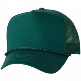 Baseball Caps Five-Panel Trucker Cap - Forest - C211FAFAURN $7.79