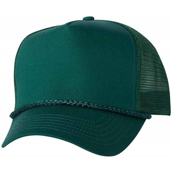 Baseball Caps Five-Panel Trucker Cap - Forest - C211FAFAURN $7.79