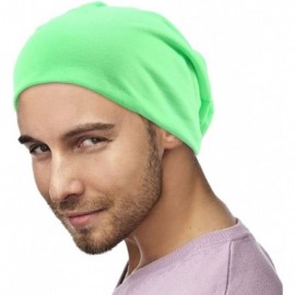 Skullies & Beanies Men Women Beanie Hat Skullcap Tuque Plain Color FFH393s02 - Mint Green - CH187HSNAC3 $12.42