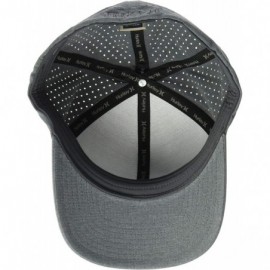 Baseball Caps Men's Phantom Ripstop Curved Bill Baseball Cap - Black Heather/Black - CM18HOW4WUM $42.28