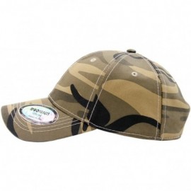 Baseball Caps Plain Baseball Cap with Metal Button for Unisex Adult - Camouflage 2 - C31825DAEIY $11.16