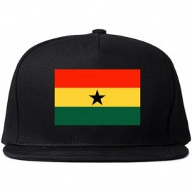 Baseball Caps Ghana Flag Country Printed Snapback Hat Cap - CR12ILPAFZB $20.27