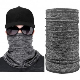 Balaclavas Face Mask Bandanas-UV Protection Neck Gaiter Face Scarf Face Mask 12+ Ways to Wears - Gray - CW18OYYDNAL $10.31