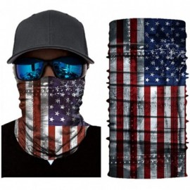 Balaclavas Cool Skull Stars and Stripes USA Flag Print Balaclava Headband Bandana Head Wrap Scarf - Patriotic - C9197SIQY7K $...