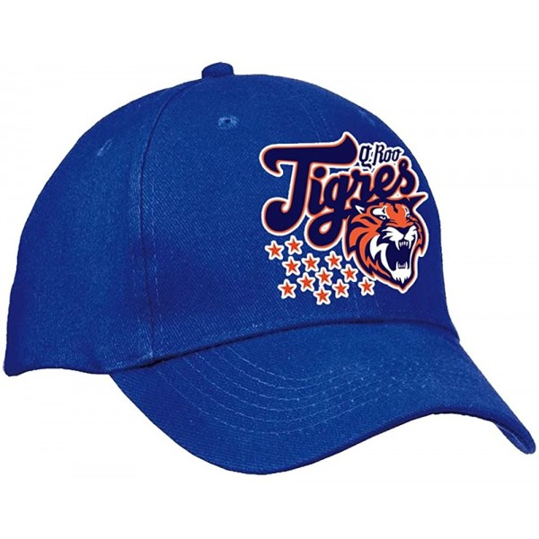 Baseball Caps Tigres de Quintana Roo Baseball Color Royal Cap Hat - CO1864ACU46 $18.31