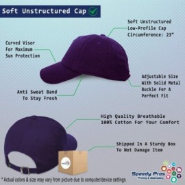 Baseball Caps Soft Baseball Cap Scuba Diving Instructor B Embroidery Dad Hats for Men & Women - Purple - C618ZG2OTZ3 $12.84