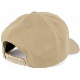 Baseball Caps Adjustable Solid Color Plain Cotton Polyester Blank Snapback Baseball Style Cap - Khaki - CV12M41TVIV $11.51