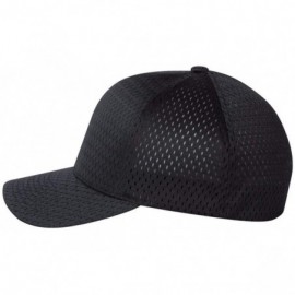 Baseball Caps Athletic Mesh Cap - 6777 - Black - CJ11H7ODJZR $9.13
