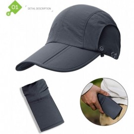 Sun Hats Sun Caps Fishing Hats UPF 50+ with Neck Flap Face Cover Sun Cap for Men Women Summer Outdoor Hat - Khaki - CC182L4ZH...