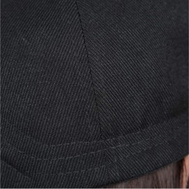 Skullies & Beanies Baseball Cap with Long Wavy Synthetic Hair for Women - Baseball Cap-brownish Dark Ombre Smoke Pink - CZ197...