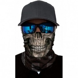 Balaclavas Multifunctional Headwear Protection Windproof Headband - D1-silver Skull - CS198E8Z2U6 $9.29