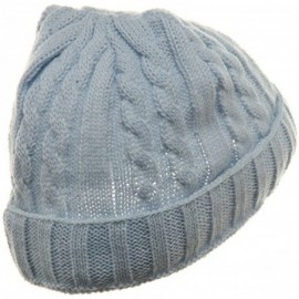 Skullies & Beanies Twister Ski Beanie-Sky - Sky - CH1117ER5C1 $10.29