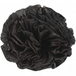 Skullies & Beanies 1Pack / 2Packs Women Flower Elastic Turban Beanie Head Wrap Chemo Cap Hat - 2pcs-black&wine Red - CS18OSKK...