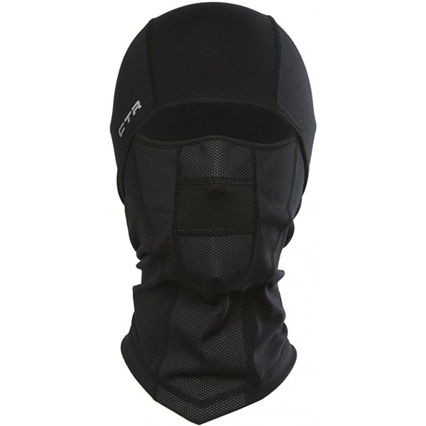 Balaclavas Chaos CTR Adrenaline Dri Release Multi-Tasker Pro Balaclava - Black - C6115I7J8G9 $40.20