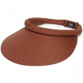 Visors Women's Midsize Brim Visor One Size Chocolate - CI11I351B6N $33.91