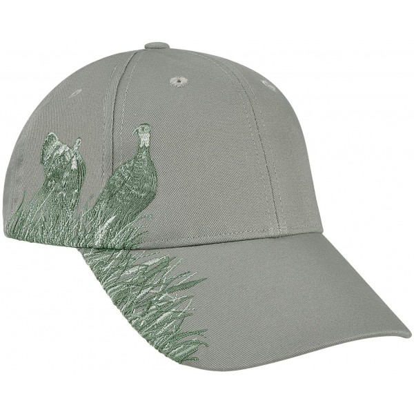 Baseball Caps Men's Hunting Fishing Hat Camo Series Adjustable Mesh Ball Cap 3D Embroidered - Sage Turkey - CK18OQN4TA6 $11.72