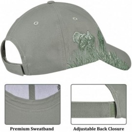 Baseball Caps Men's Hunting Fishing Hat Camo Series Adjustable Mesh Ball Cap 3D Embroidered - Sage Turkey - CK18OQN4TA6 $11.72