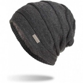 Cowboy Hats Unisex Knit Cap Hedging Head Hat Beanie Cap Warm Outdoor Fashion Hat - Gray - CH18LY4HMAN $23.27