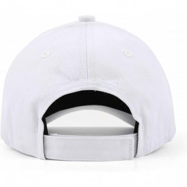 Baseball Caps Mens Womens Casual Adjustable Summer Snapback Caps - White-22 - CR18OZ45O4M $18.20