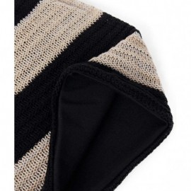 Skullies & Beanies Unisex Adult Winter Warm Slouch Beanie Long Baggy Skull Cap Stretchy Knit Hat Oversized - Khaki - CY12NURB...