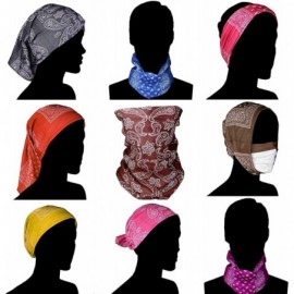 Headbands Single Side Print Mandala Bandana Square Handkerchief Girl Wrap - Mandala 3 - C618LR622EQ $14.29