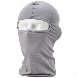 Balaclavas Balaclava Face Mask Men Summer Dust Uv Sun Breathable Mask for Hot Weather Women Outdoors Sports Scarf - Grey2 - C...