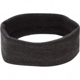 Headbands USA Made Stretch Headband - Dark Gray - CR1885X4GSU $22.34