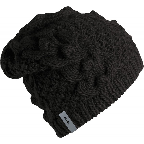 Skullies & Beanies Turtle Fur Sugar Sugar- Lightweight Hand Knit Slouchy Beanie - Black - CJ11K6IE59P $30.06