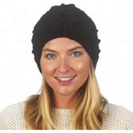 Skullies & Beanies Turtle Fur Sugar Sugar- Lightweight Hand Knit Slouchy Beanie - Black - CJ11K6IE59P $30.06