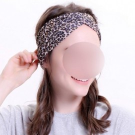 Headbands Leopard Headbands Hairbands Headband Bandanas - White Sky Blue - CN18WA5ZRWN $25.94