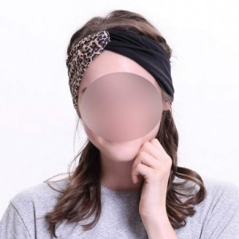 Headbands Leopard Headbands Hairbands Headband Bandanas - White Sky Blue - CN18WA5ZRWN $25.94