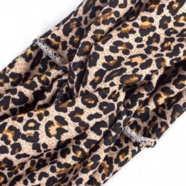 Headbands Leopard Headbands Hairbands Headband Bandanas - White Sky Blue - CN18WA5ZRWN $25.94