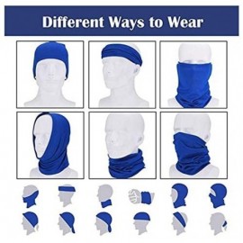 Balaclavas Seamless Face Mask Bandanas- Neck Gaiters for Dust- Outdoors- Festivals- Sports- Fishing - Grey - CP199DUXLID $11.01