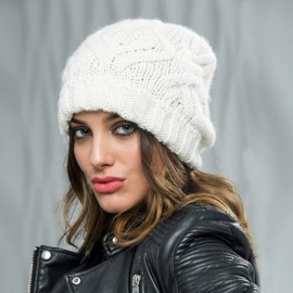 Skullies & Beanies Womens Winter Beanie Earmuffs Outdoor - White-1 - C418ZGEUWXS $11.74