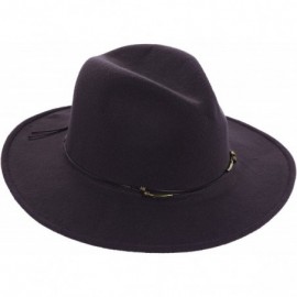 Cowboy Hats Ultra Felt Safari Women HAT (Charcoal) - C912MOH6X1N $58.20