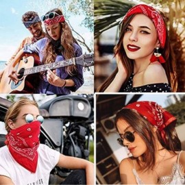 Balaclavas 100% Cotton Multifunctional Bandana Headband Sets Neck Gaiter Scarf Balaclava for Unisex - CW1993SXKDS $15.90