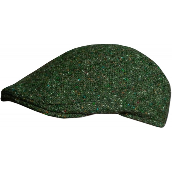 Newsboy Caps Traditional Irish Tweed Flat Cap- Made in Donegal Ireland- Green. - CE17YRSLDYM $48.27
